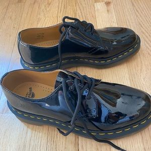 Patent Leather Black 1461 Doc Martens Loafers